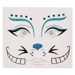Spirit Halloween Mischievous Cat Face Decals