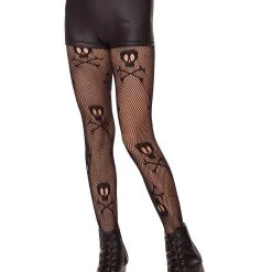 Spirit Halloween Kids Skull Tights