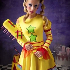 Spirit Halloween Adult Shorty Dress Costume - Killer Klowns from Outer Space -Cheap Trick Or Treat Hub Store 01586460 c