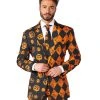 Spirit Halloween Adult Distressed Pumpkin Party Suit