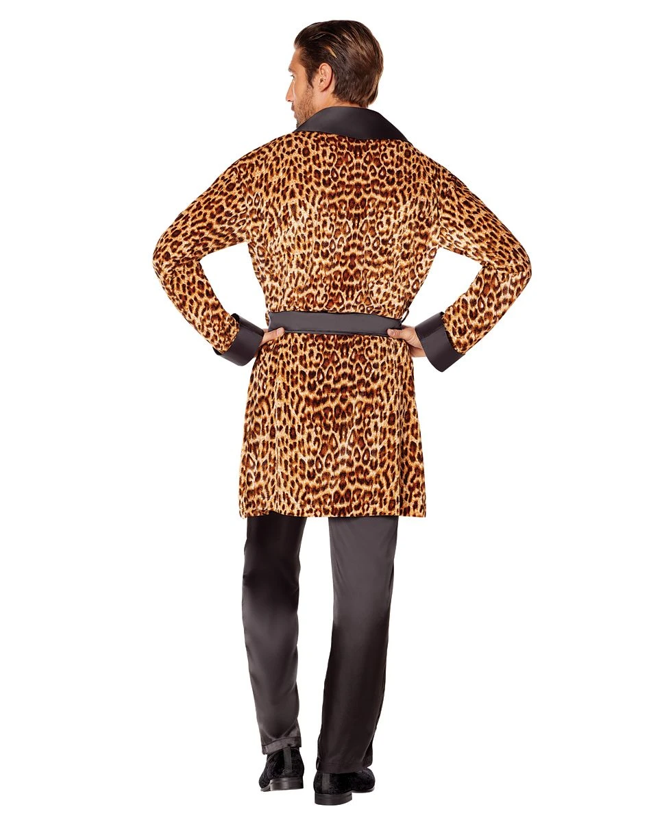 Spirit Halloween Adult Leopard Casanova Robe 2 Spirit Halloween Adult Leopard Casanova Robe - Image 2