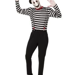 Spirit Halloween Adult Creepy Mime Costume