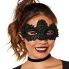 Spirit Halloween Fallen Angel Lace Eye Half Mask