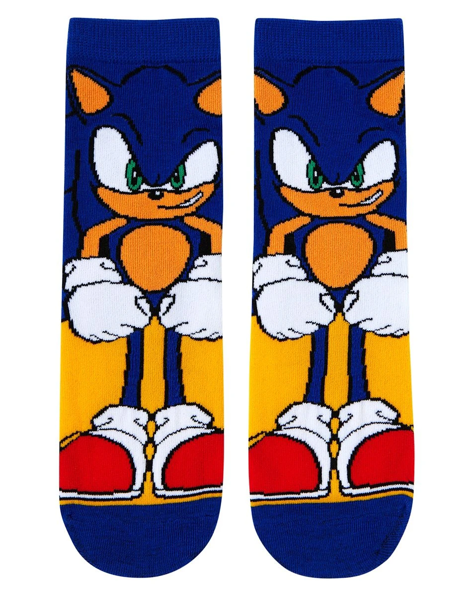 Spirit Halloween Sonic the Hedgehog 360 Character Crew Socks 1 Spirit Halloween Sonic the Hedgehog 360 Character Crew Socks