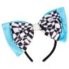 Spirit Halloween Alice Checkerboard Bow Headband