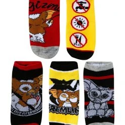 Spirit Halloween Gremlins No Show Socks - 5 Pack