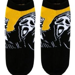 Spirit Halloween Ghost Face ® No Show Socks - 5 Pack -Cheap Trick Or Treat Hub Store 01592567 c