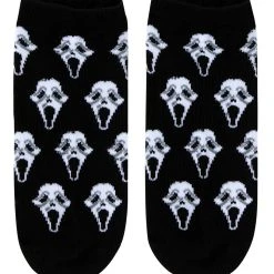 Spirit Halloween Ghost Face ® No Show Socks - 5 Pack -Cheap Trick Or Treat Hub Store 01592567 e