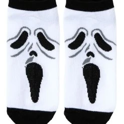 Spirit Halloween Ghost Face ® No Show Socks - 5 Pack -Cheap Trick Or Treat Hub Store 01592567 f