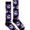 Spirit Halloween Jack Skellington Striped Knee High Socks - The Nightmare Before Christmas