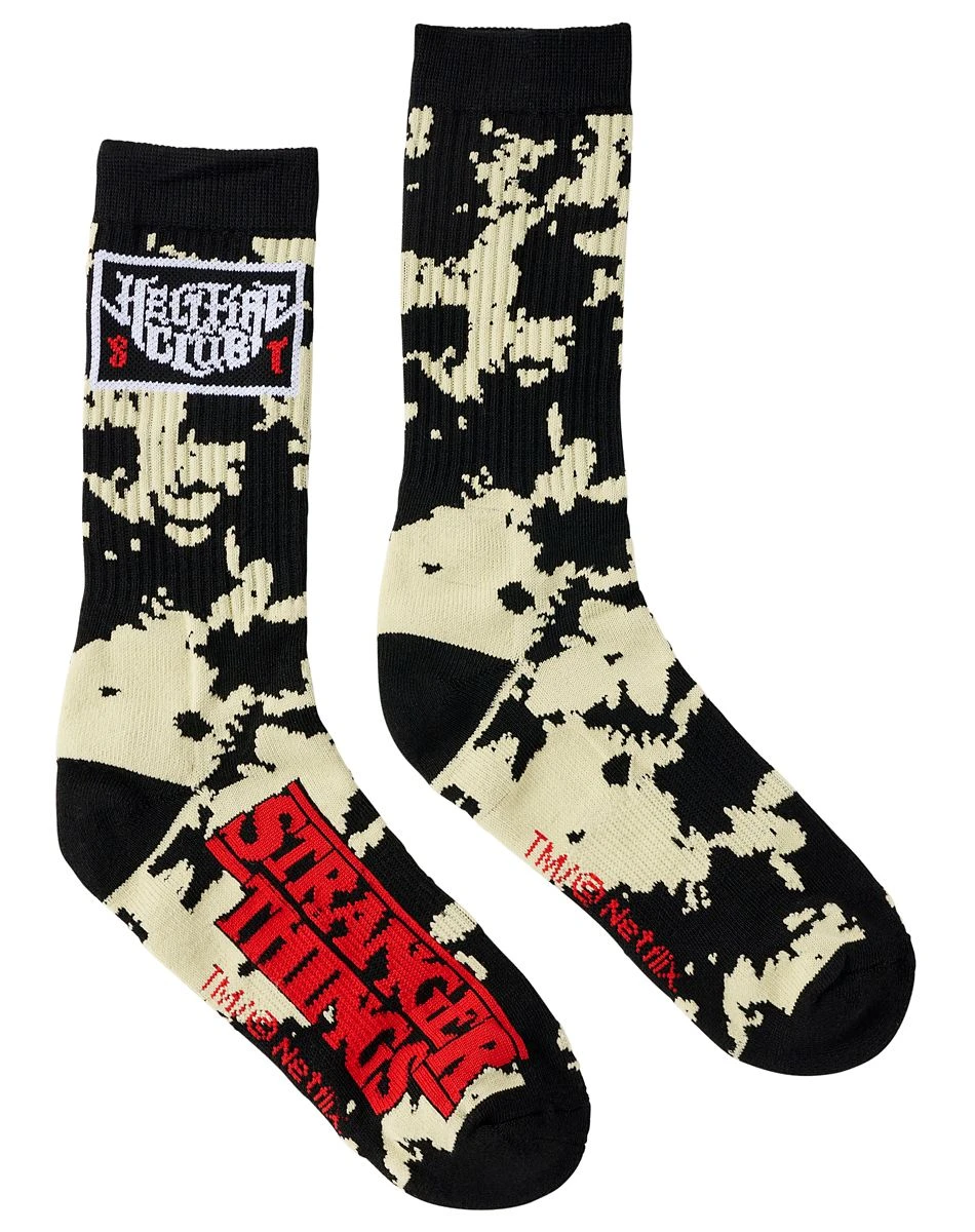 Spirit Halloween Helfire Club Crew Socks - Stranger Things 1 Spirit Halloween Helfire Club Crew Socks - Stranger Things