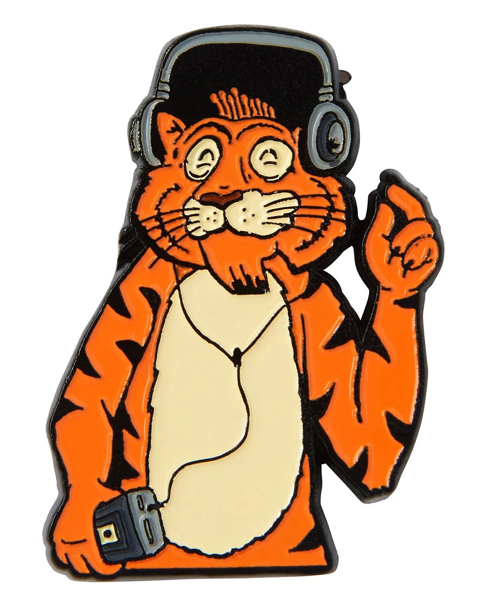 Spirit Halloween Go Tigers Pin and Patch Set - Stranger Things 4 Spirit Halloween Go Tigers Pin and Patch Set - Stranger Things - Image 4