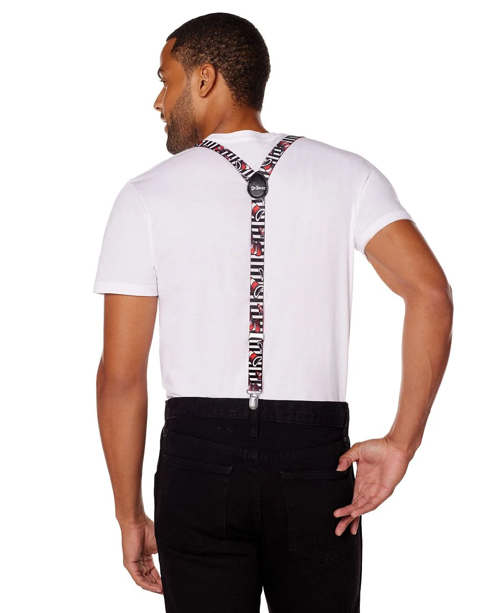 Spirit Halloween Cat In The Hat Suspenders - Dr. Seuss 2 Spirit Halloween Cat In The Hat Suspenders - Dr. Seuss - Image 2