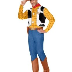 Spirit Halloween Adult Woody Jumpsuit Costume - Toy Story