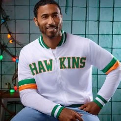 Spirit Halloween Adult Hawkins Track Jacket - Stranger Things -Cheap Trick Or Treat Hub Store 01596717 c