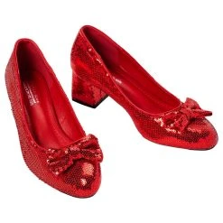 Spirit Halloween Ruby Slipper Sequin Heels - The Wizard of Oz -Cheap Trick Or Treat Hub Store 01597004 a