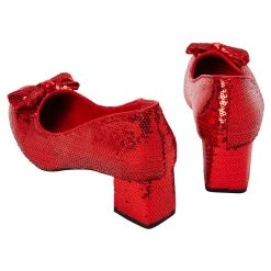 Spirit Halloween Ruby Slipper Sequin Heels - The Wizard of Oz -Cheap Trick Or Treat Hub Store 01597004 b