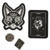 Spirit Halloween Pentagram Patch and Pin Set