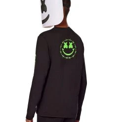 Spirit Halloween Kids Glow in the Dark Marshmello Costume Kit -Cheap Trick Or Treat Hub Store 01597269 d