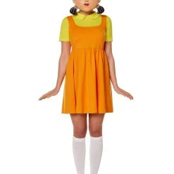 Spirit Halloween Adult Squid Game Doll Dress Costume