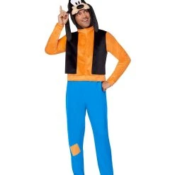 Spirit Halloween Adult Goofy One Piece Costume - Mickey and Friends