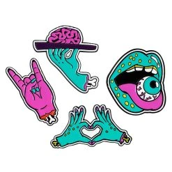 Spirit Halloween Zombie Pin Set - 4 Pack
