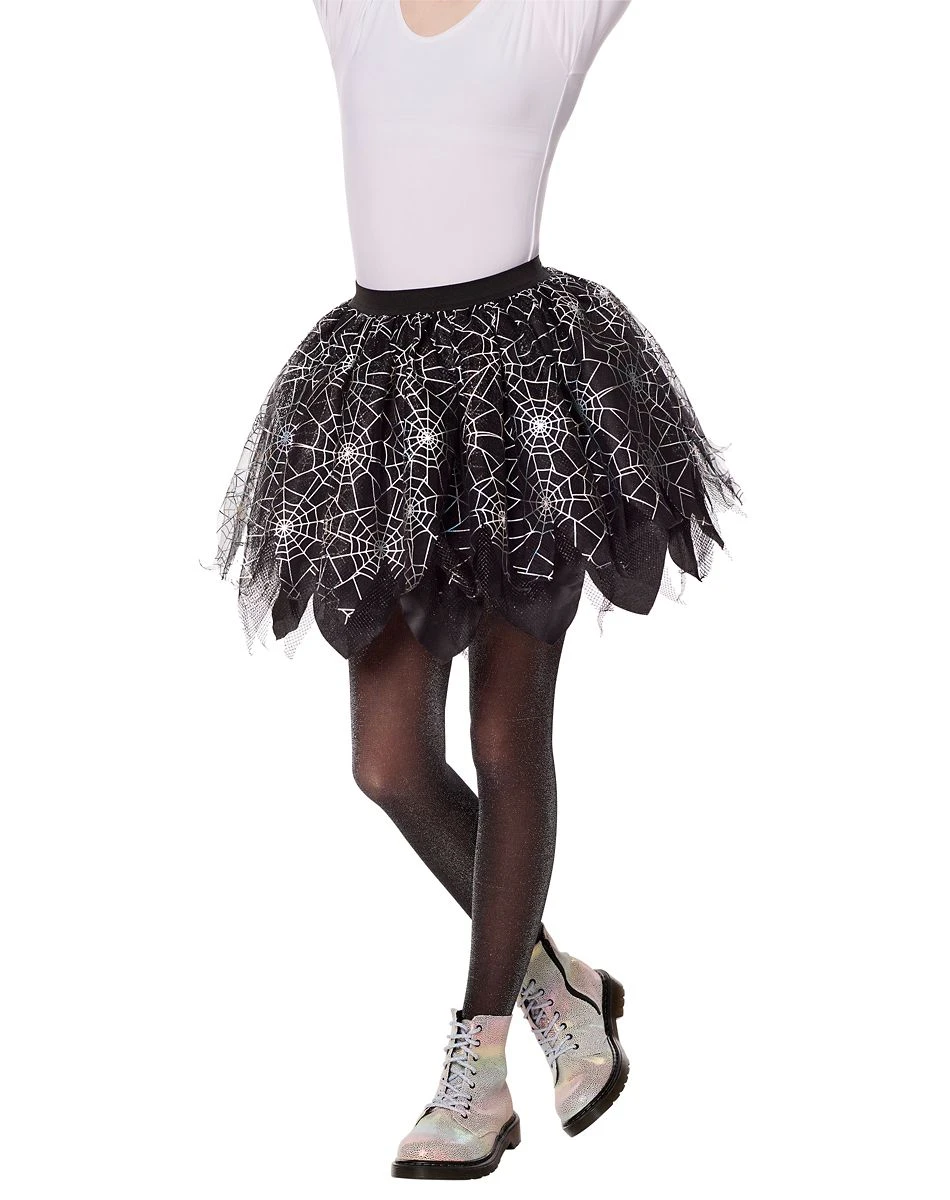 Spirit Halloween Kids Spider Web Skirt 1 Spirit Halloween Kids Spider Web Skirt