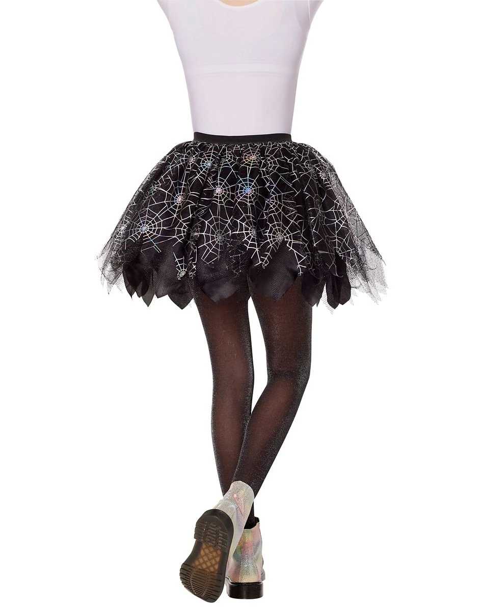 Spirit Halloween Kids Spider Web Skirt 2 Spirit Halloween Kids Spider Web Skirt - Image 2