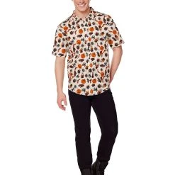 Spirit Halloween Adult Vintage Wicked Button Up Shirt