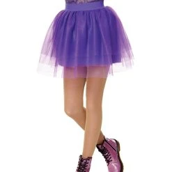 Spirit Halloween Kids Purple Tulle Skirt