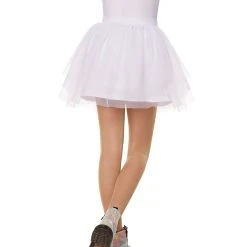 Spirit Halloween Kids White Tulle Skirt -Cheap Trick Or Treat Hub Store 01600154 b