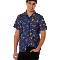Spirit Halloween Chucky Button Down Shirt