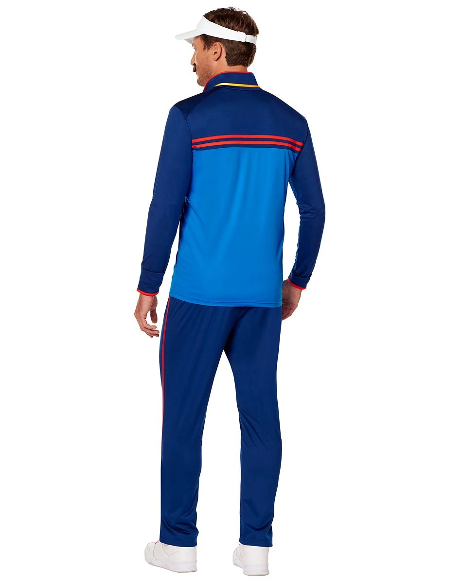 Spirit Halloween Adult Ted Lasso Track Suit Costume 2 Spirit Halloween Adult Ted Lasso Track Suit Costume - Image 2