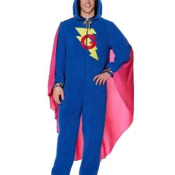 Spirit Halloween Adult Super Grover Union Suit - Sesame Street