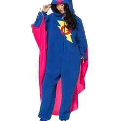 Spirit Halloween Adult Super Grover Union Suit - Sesame Street 6 Spirit Halloween Adult Super Grover Union Suit - Sesame Street -Cheap Trick Or Treat Hub Store 01601558 c