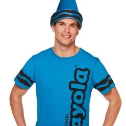 Spirit Halloween Adult Cerulean Crayon Costume Kit - Crayola