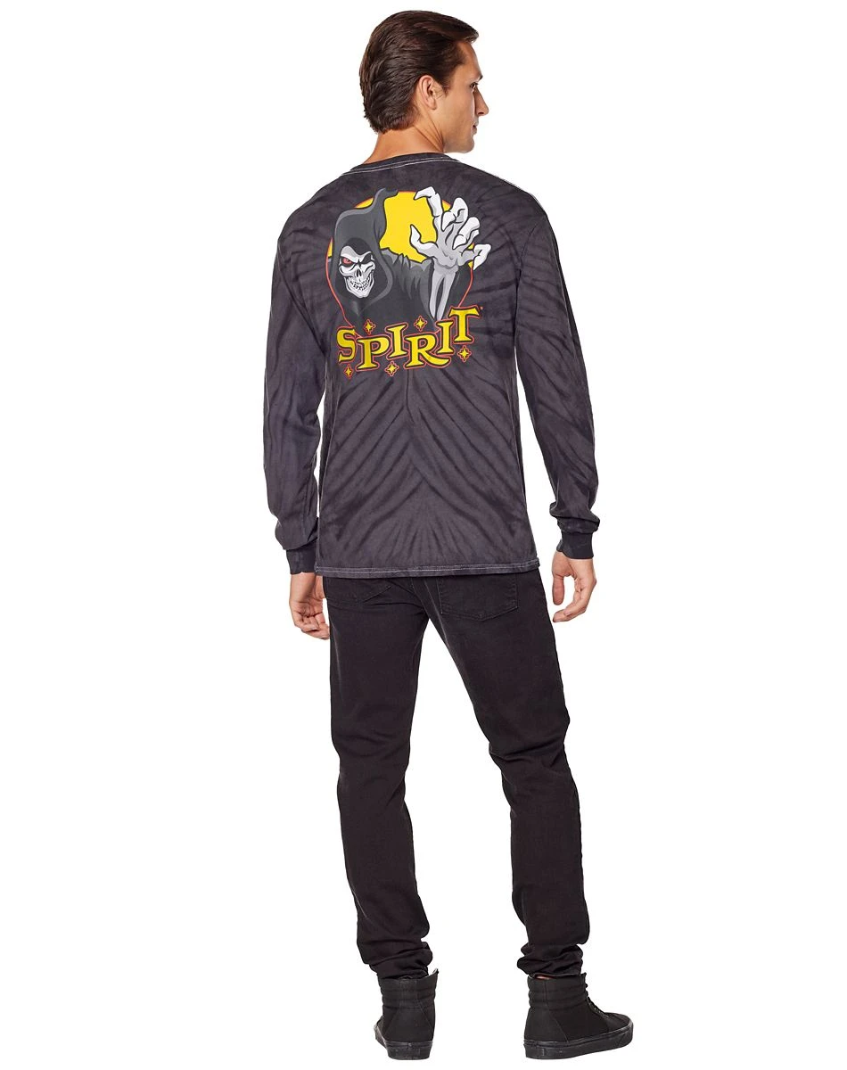 Spirit Halloween Tie Dye Long Sleeve T Shirt 2 Spirit Halloween Tie Dye Long Sleeve T Shirt - Image 2