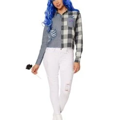 Spirit Halloween Adult Emily Flannel Shirt - Corps Bride
