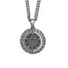 Spirit Halloween Burnished Pentagram Necklace