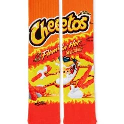 Spirit Halloween Flamin' Hot Cheetos Crew Socks