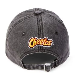 Spirit Halloween Flamin' Hot Cheetos Denim Dad Hat -Cheap Trick Or Treat Hub Store 03719424 c