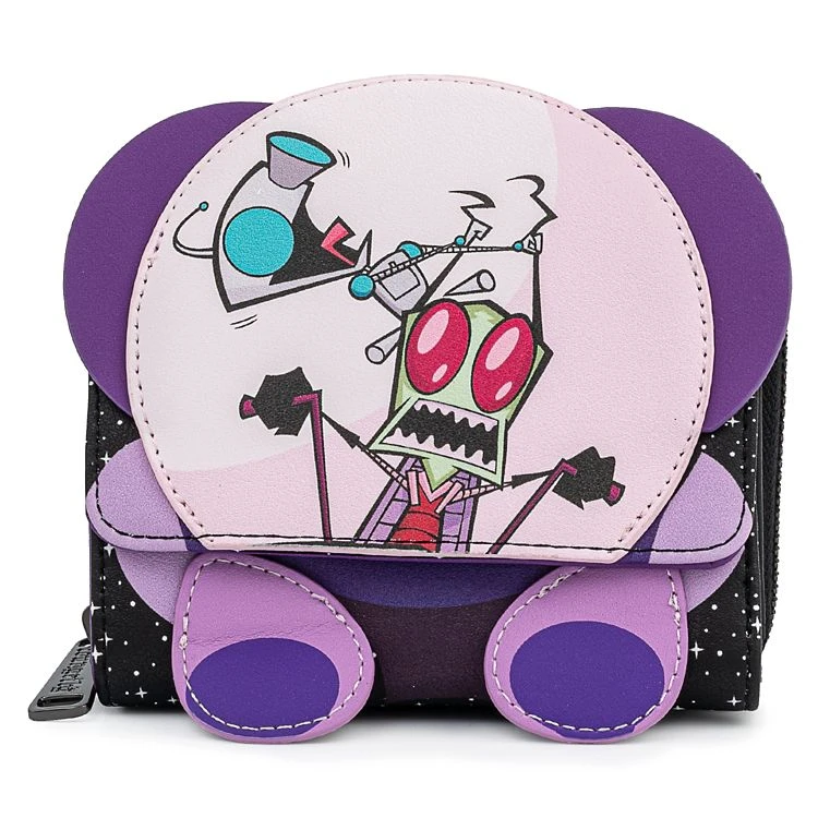 Spirit Halloween Loungefly Invader Zim and Gir 3D Zip Wallet 1 Spirit Halloween Loungefly Invader Zim and Gir 3D Zip Wallet