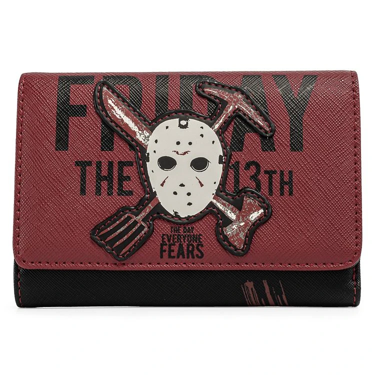 Spirit Halloween Loungefly Friday the 13th Snap Wallet 1 Spirit Halloween Loungefly Friday the 13th Snap Wallet