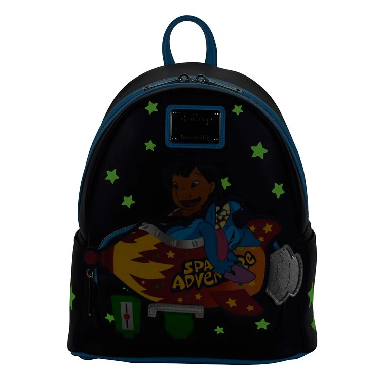 Spirit Halloween Loungefly Glow in the Dark Space Adventure Mini Backpack - Lilo & Stitch 7 Spirit Halloween Loungefly Glow in the Dark Space Adventure Mini Backpack - Lilo & Stitch - Image 7