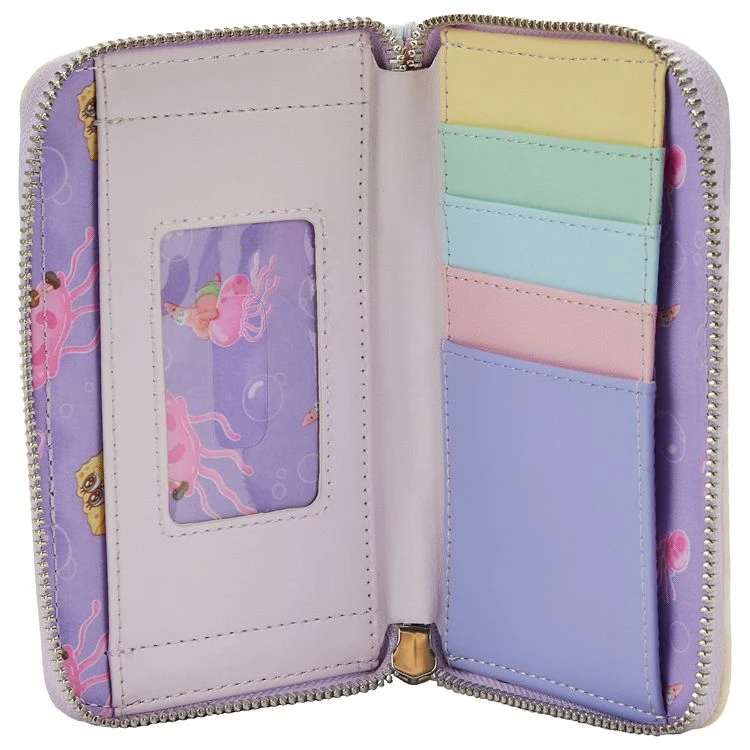 Spirit Halloween Loungefly Pastel Jellyfish Zip Wallet - SpongeBob SquarePants 4 Spirit Halloween Loungefly Pastel Jellyfish Zip Wallet - SpongeBob SquarePants - Image 4