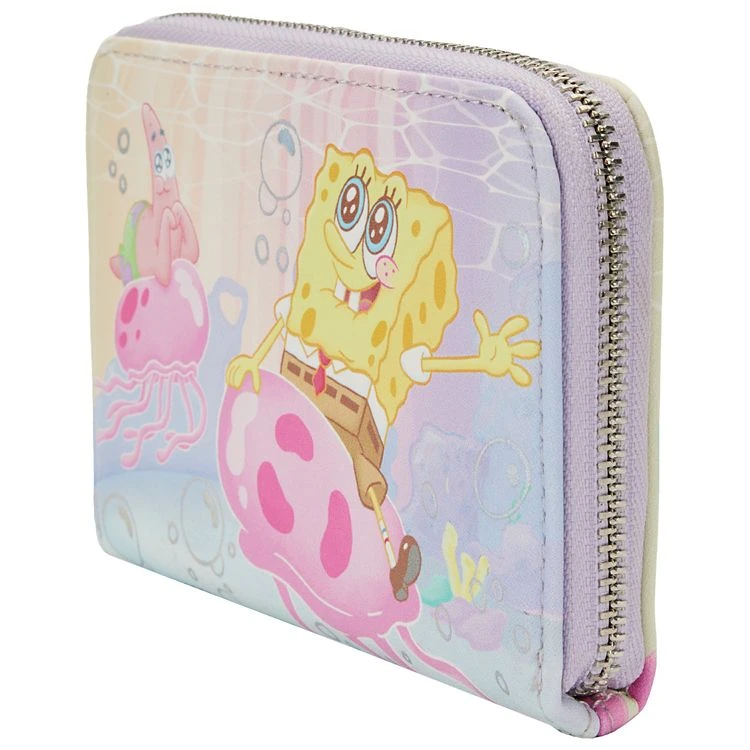 Spirit Halloween Loungefly Pastel Jellyfish Zip Wallet - SpongeBob SquarePants 5 Spirit Halloween Loungefly Pastel Jellyfish Zip Wallet - SpongeBob SquarePants - Image 5