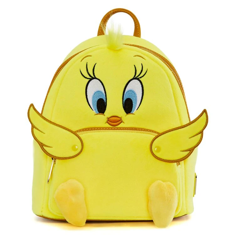 Spirit Halloween Loungefly Tweety Plush Mini Backpack - Looney Tunes 1 Spirit Halloween Loungefly Tweety Plush Mini Backpack - Looney Tunes