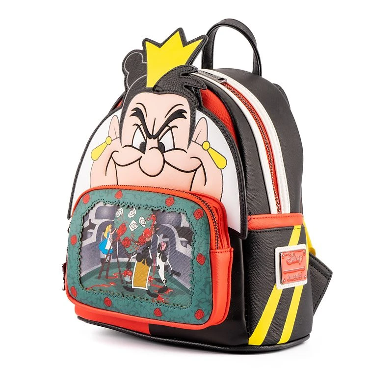 Spirit Halloween Loungefly Queen of Hearts Mini Backpack - Disney 2 Spirit Halloween Loungefly Queen of Hearts Mini Backpack - Disney - Image 2