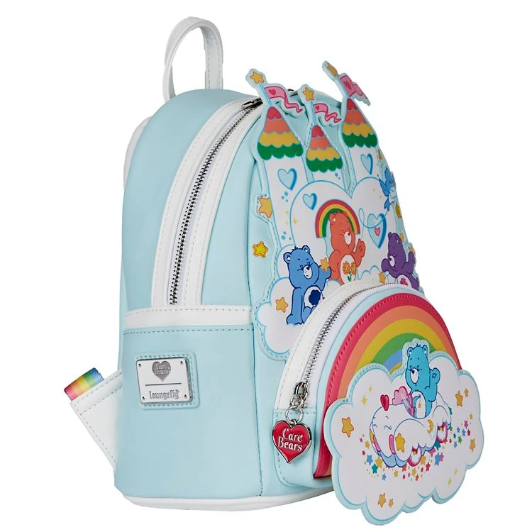 Spirit Halloween Loungefly Care Bears Care-A-Lot Castle Mini Backpack 2 Spirit Halloween Loungefly Care Bears Care-A-Lot Castle Mini Backpack - Image 2