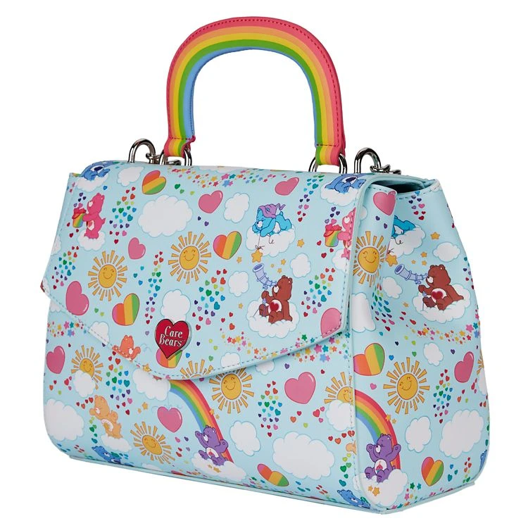 Spirit Halloween Loungefly Care Bears Rainbow Crossbody Bag 2 Spirit Halloween Loungefly Care Bears Rainbow Crossbody Bag - Image 2